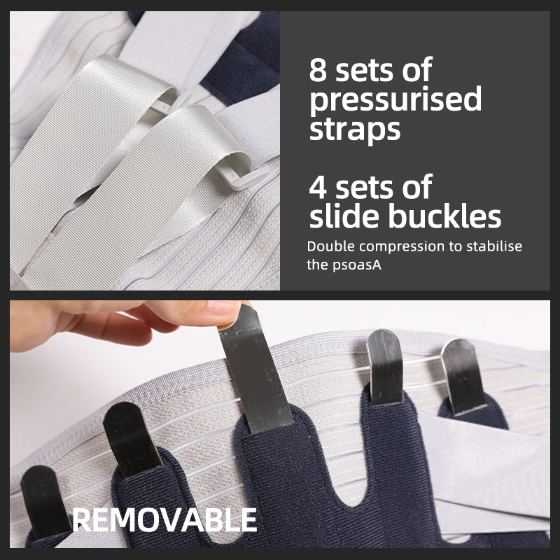 VBOSi Lower Back Support Waist Belt with Steel Bars