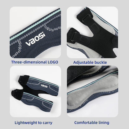 VBOSi 1 Piece Knee Support Silicone Shock Absorption Brace