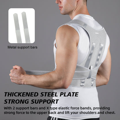 VBOSI Adjustable Back Posture Corrector with Metal Stays