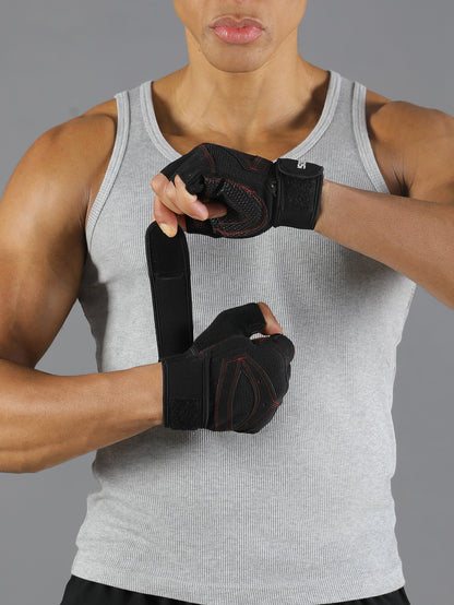 VBOSi Anti-Slip Adjustable Fitness Gloves