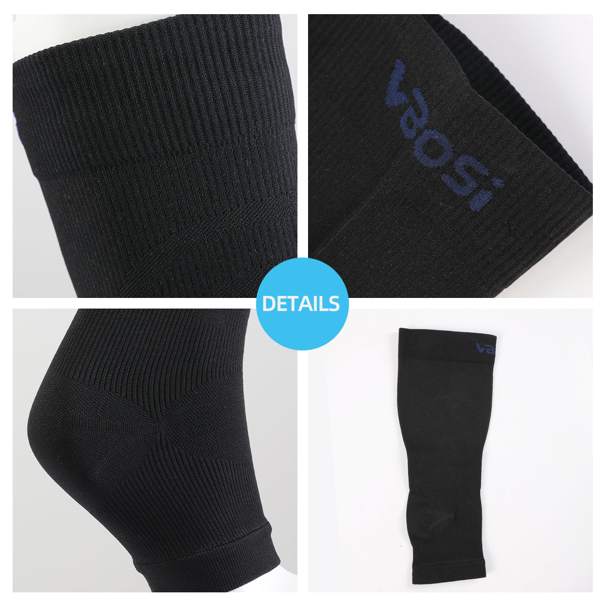 VBOSI Breathable Non-Slip Knit  Calf & Ankle Sleeve