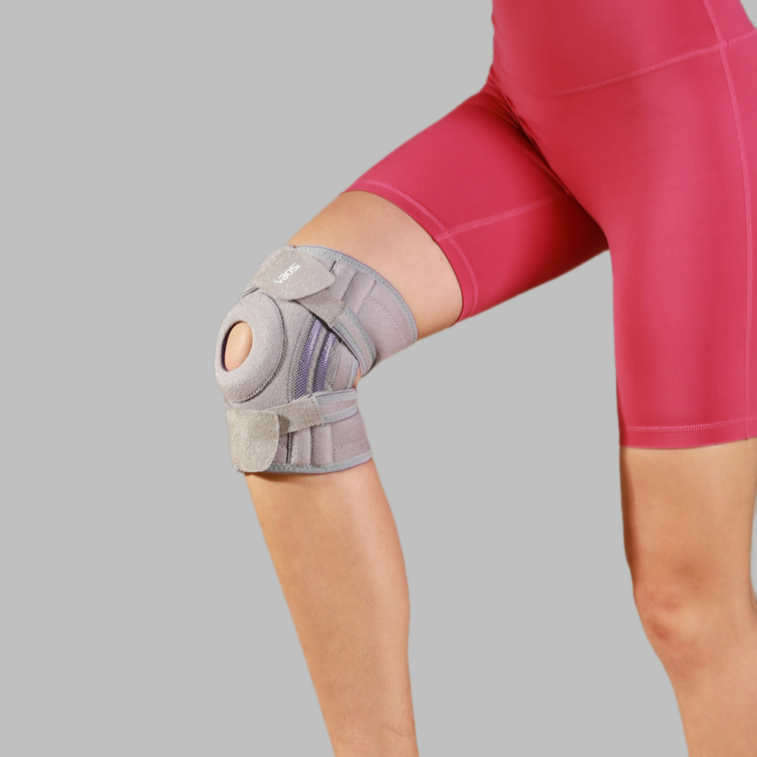 VBOSi Adjustable Open Patella Brace with Stabilizers