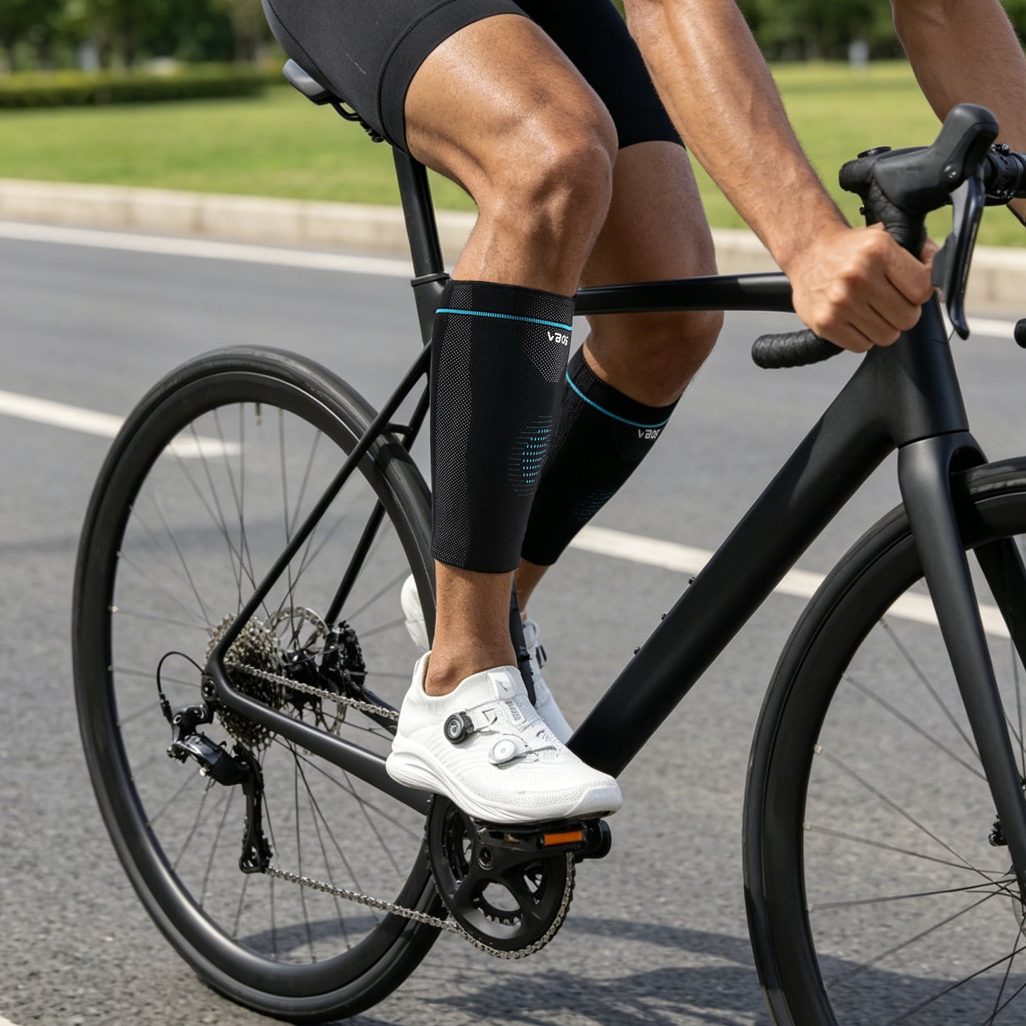 VBOSI Breathable Anti Slip Elastic Calf Sleeve
