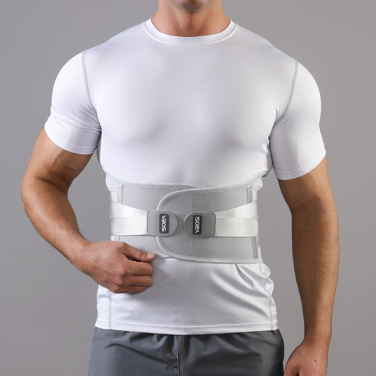 VBOSi Lower Back Support Waist Belt with Steel Bars