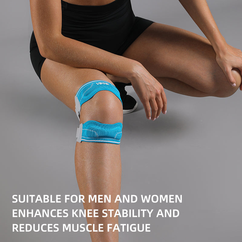 VBOSi 1 Piece Knee Support Silicone Shock Absorption Brace
