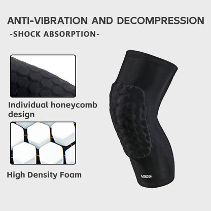 VBOSi 1 Pair Honeycomb Knee Support Sleeve (longer)