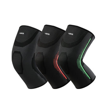 Rodillera de compresión de punto 3D profesional para correr y jugar baloncesto