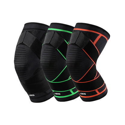 Rodilleras de nailon ajustables - Rodillera de alta compresión para baloncesto