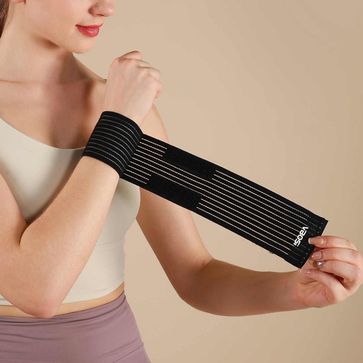 VBOSi 1 Pair Compression Wrist Support Band