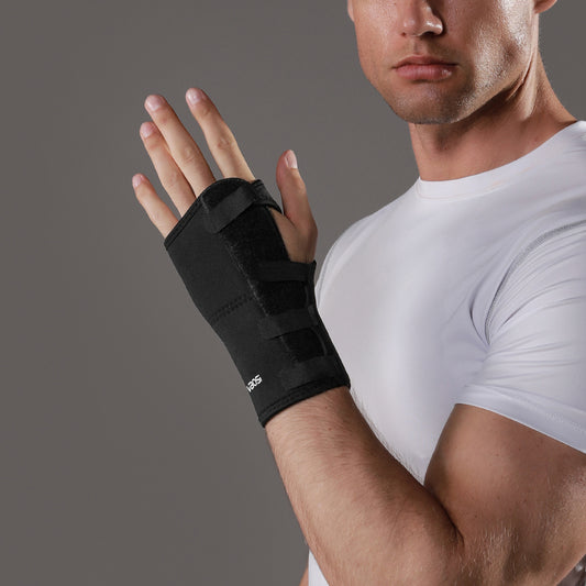 VBOSi 1 Piece Metal Wrist Splint for Tendonitis & Arthritis (Left Hand)