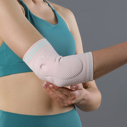 VBOSi 1 Piece Elastic Elbow Support with Silicone Pad