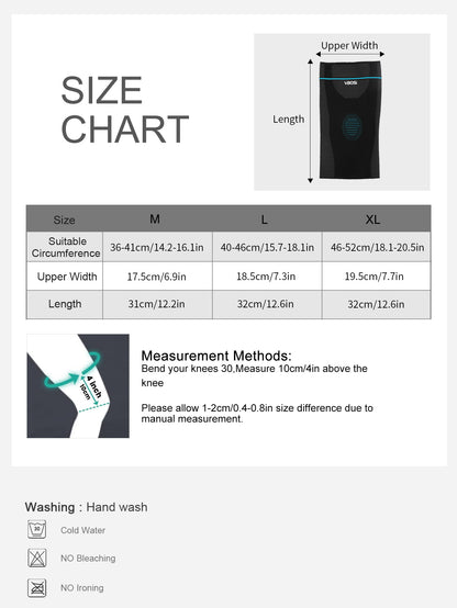 VBOSi 1 Pair Breathable Anti Slip Elastic Knee Sleeve