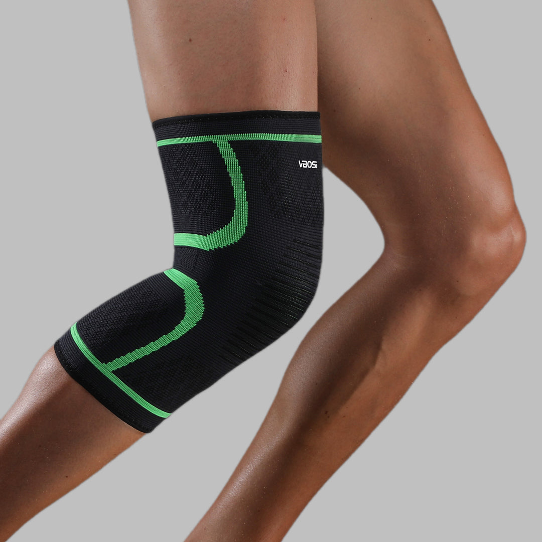 JINGBA SUPPORT 1167 Bonne Qualité Compression Nylon Et Spandex Genou Manches sport protecteur genouillère basket-ball genouillères