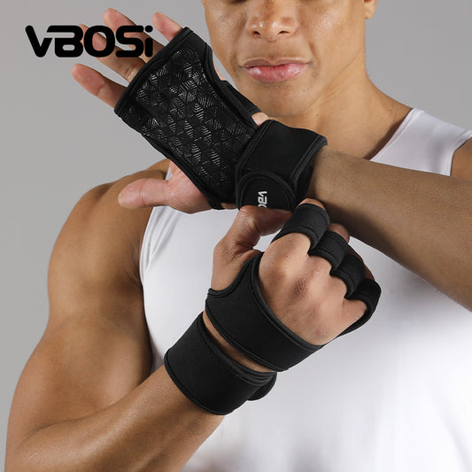VBOSi Non-Slip Full Palm Protection Workout Gloves