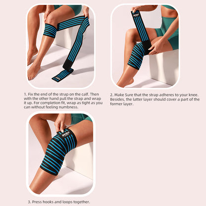 VBOSi 1 Pair Adjustable Knee Support Band