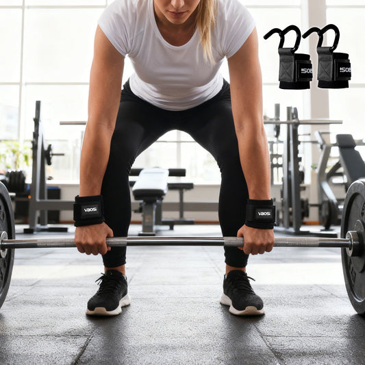 VBOSi Heavy-Duty Lifting Hooks Wrist Support Grip
