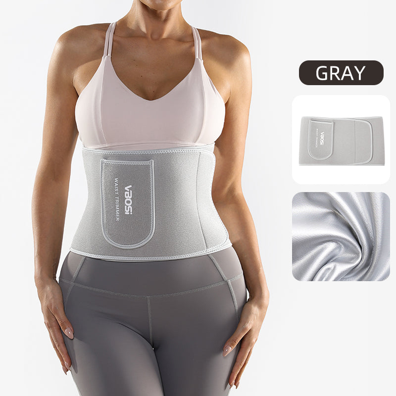 VBOSi Silver-Coated Neoprene Waist Trimmer Belt