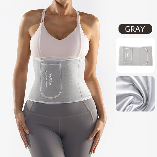 VBOSi Silver-Coated Neoprene Waist Trimmer Belt