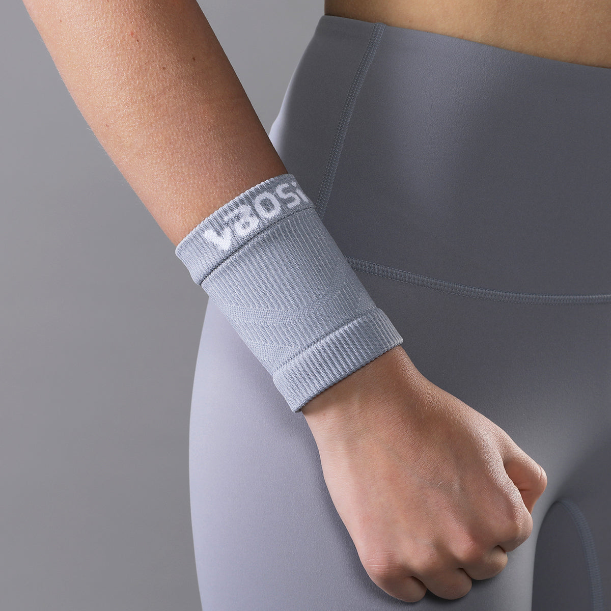 VBOSI 1 Pair Elastic Breathable Knit Wrist Sleeve