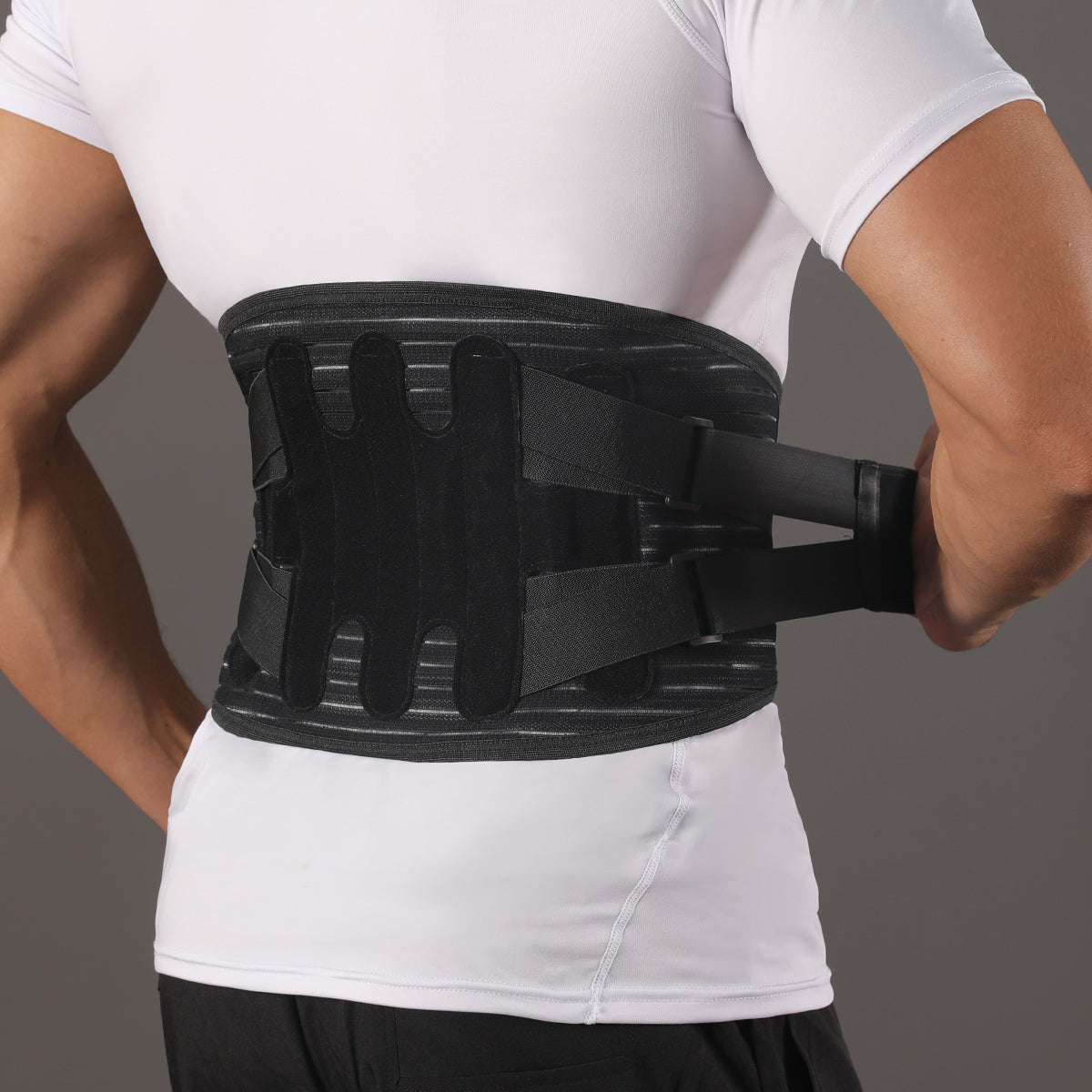 VBOSi Lower Back Support Waist Belt with Steel Bars