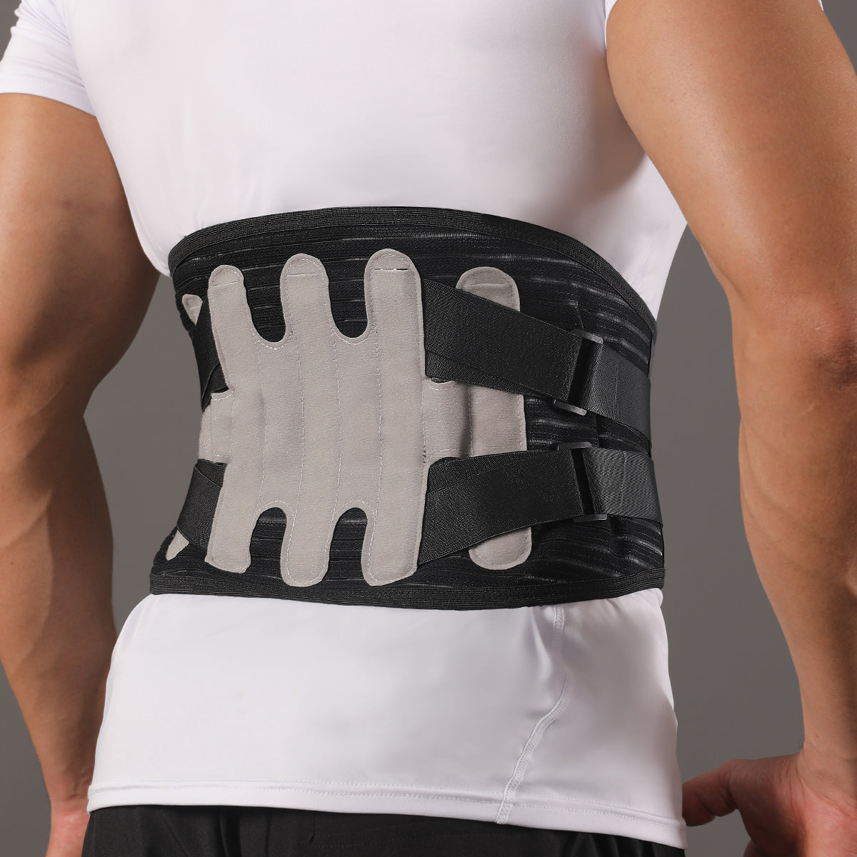 VBOSi Lower Back Support Waist Belt with Steel Bars