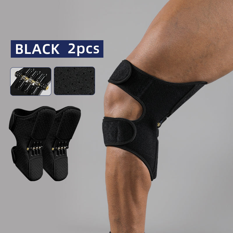 VBOSi 1 Pair Adjustable Knee Brace with Triple-Spring Booster