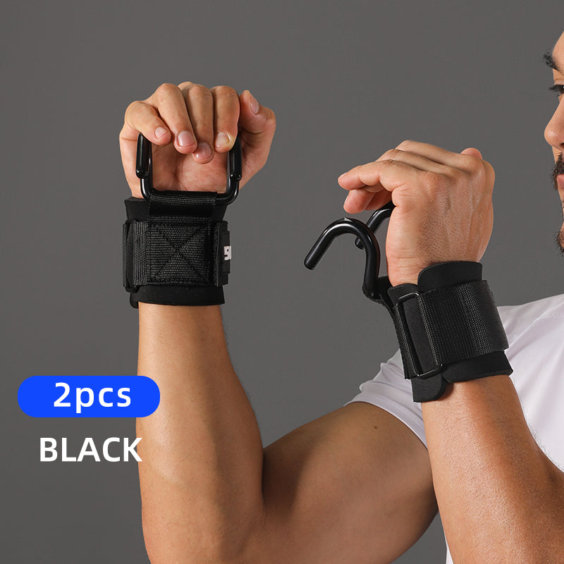 VBOSi Heavy-Duty Lifting Hooks Wrist Support Grip
