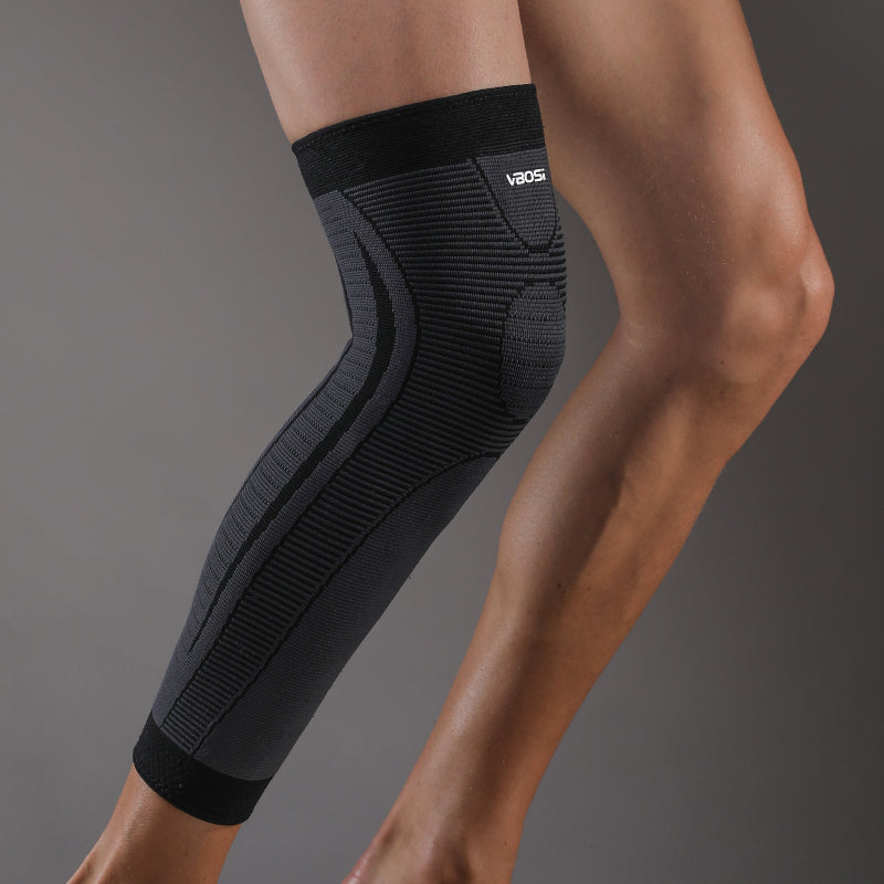 VBOSi 1 Pair Elastic Breathable Knee & Calf Support Sleeve