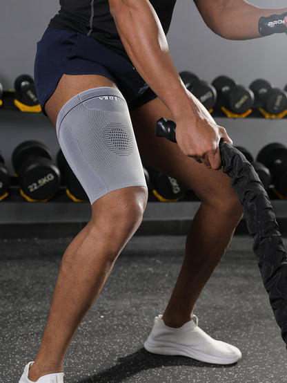 VBOSi 1 Pair Anti Slip Breathable Elastic Thigh Sleeve