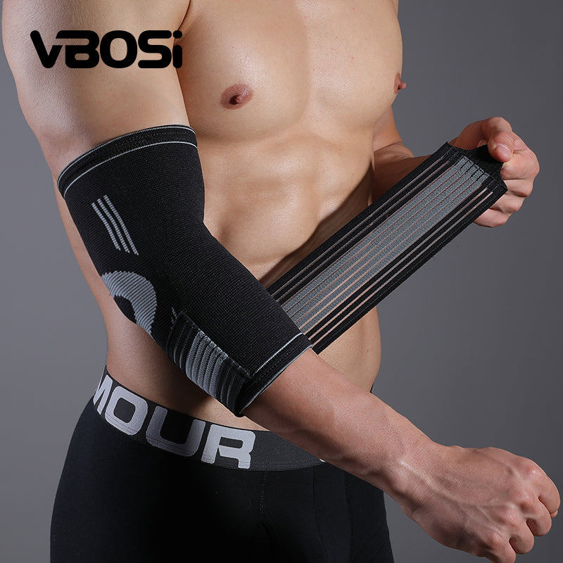 VBOSi 1 Pair Adjustable Strap Elbow Support Sleeve