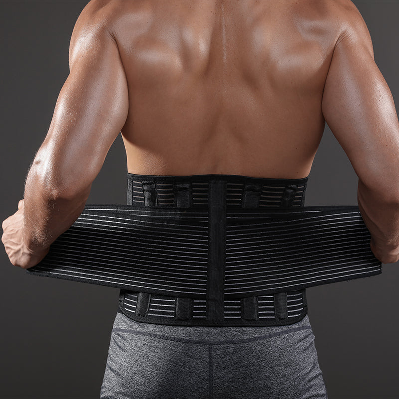 VBOSi Lower Back Support Waist Belt with Steel Bars