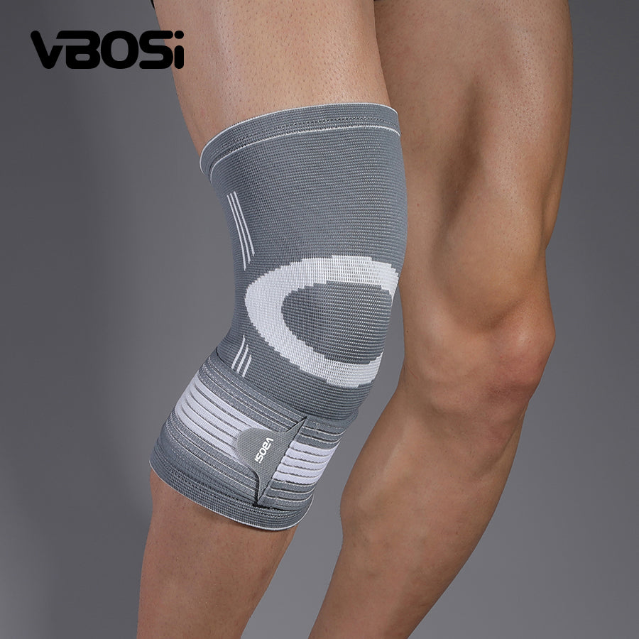 VBOSi 1 Pair Breathable Knee Support Sleeve with Straps