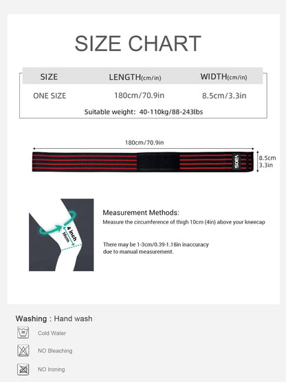 VBOSi 1 Pair Adjustable Knee Support Band