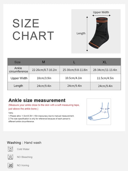 VBOSi 1 Piece Anti-slip Ankle Support with Silicone Pad