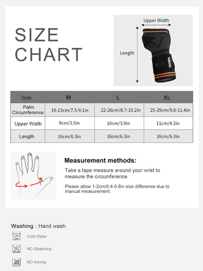 VBOSi 1 Piece Adjustable Wrist Brace with Removable Metal Splint