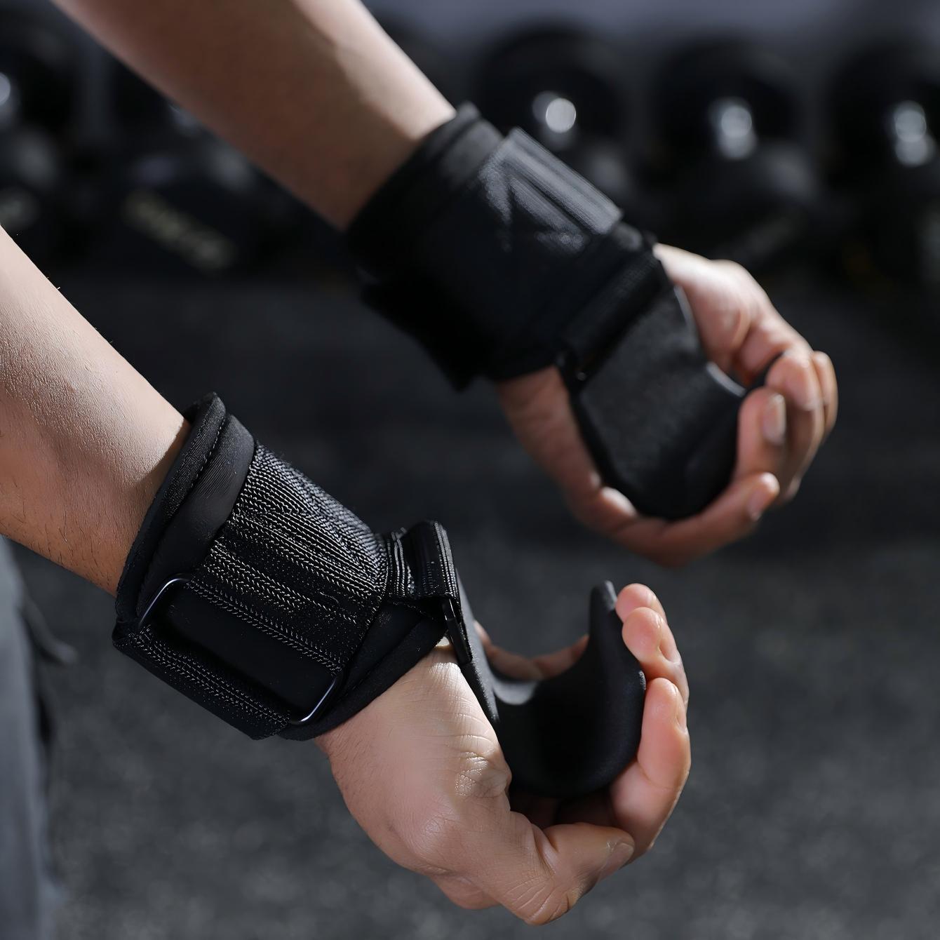 VBOSi Heavy-Duty Lifting Hooks Wrist Support Grip