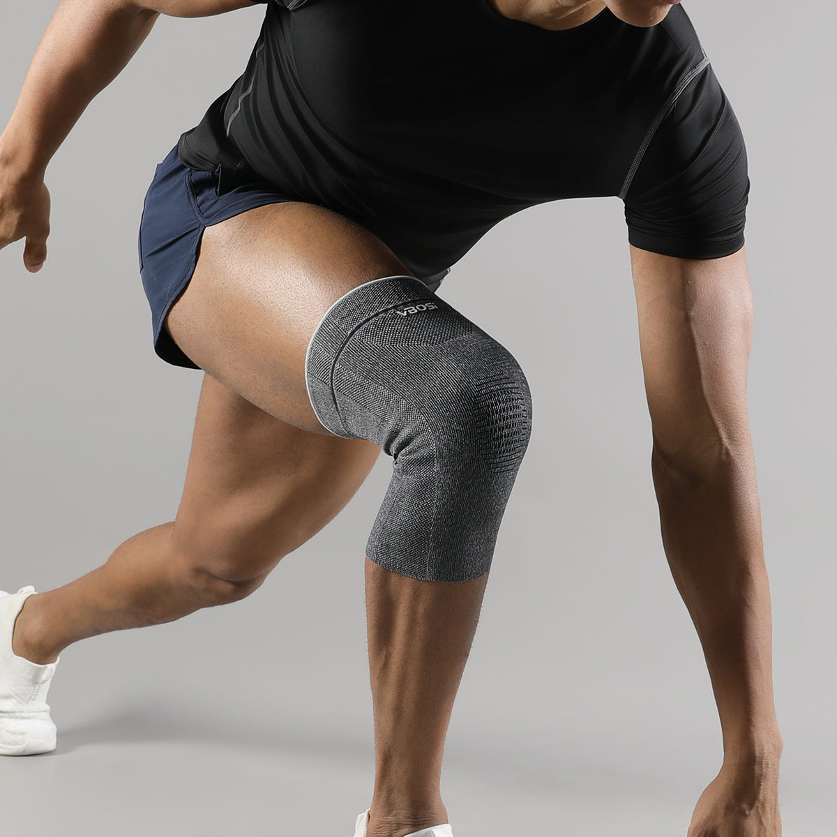 VBOSi 1 Pair Anti Slip Elastic Breathable Knee Sleeve