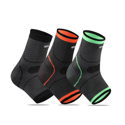 Manga de compresión elástica tejida con soporte para tobillo para protección contra lesiones deportivas