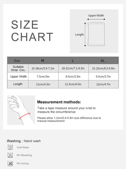 JINGBA SUPPORT 5017 Bracelet en nylon réglable Protège-poignets de sport à pression libre Attelle de poignet à main de compression