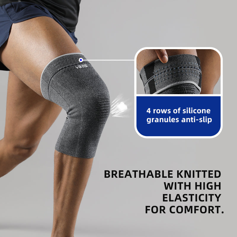 VBOSi 1 Pair Anti Slip Elastic Breathable Knee Sleeve