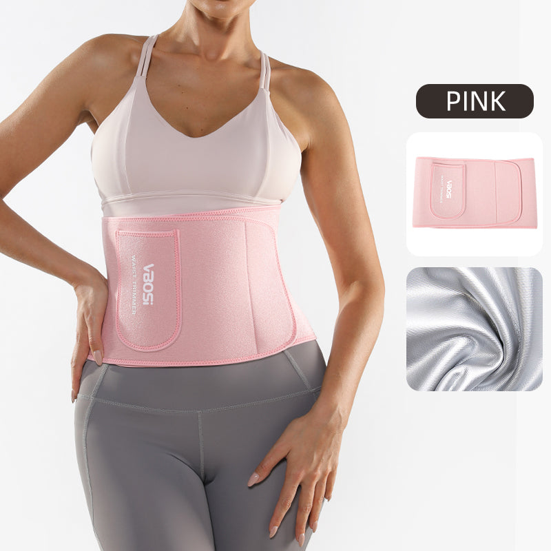 VBOSi Silver-Coated Neoprene Waist Trimmer Belt