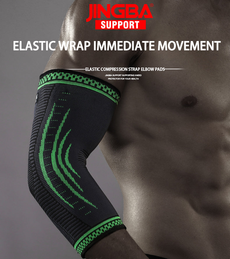 Sport Arm Sleeves - Adjustable Elbow Pads for Protection